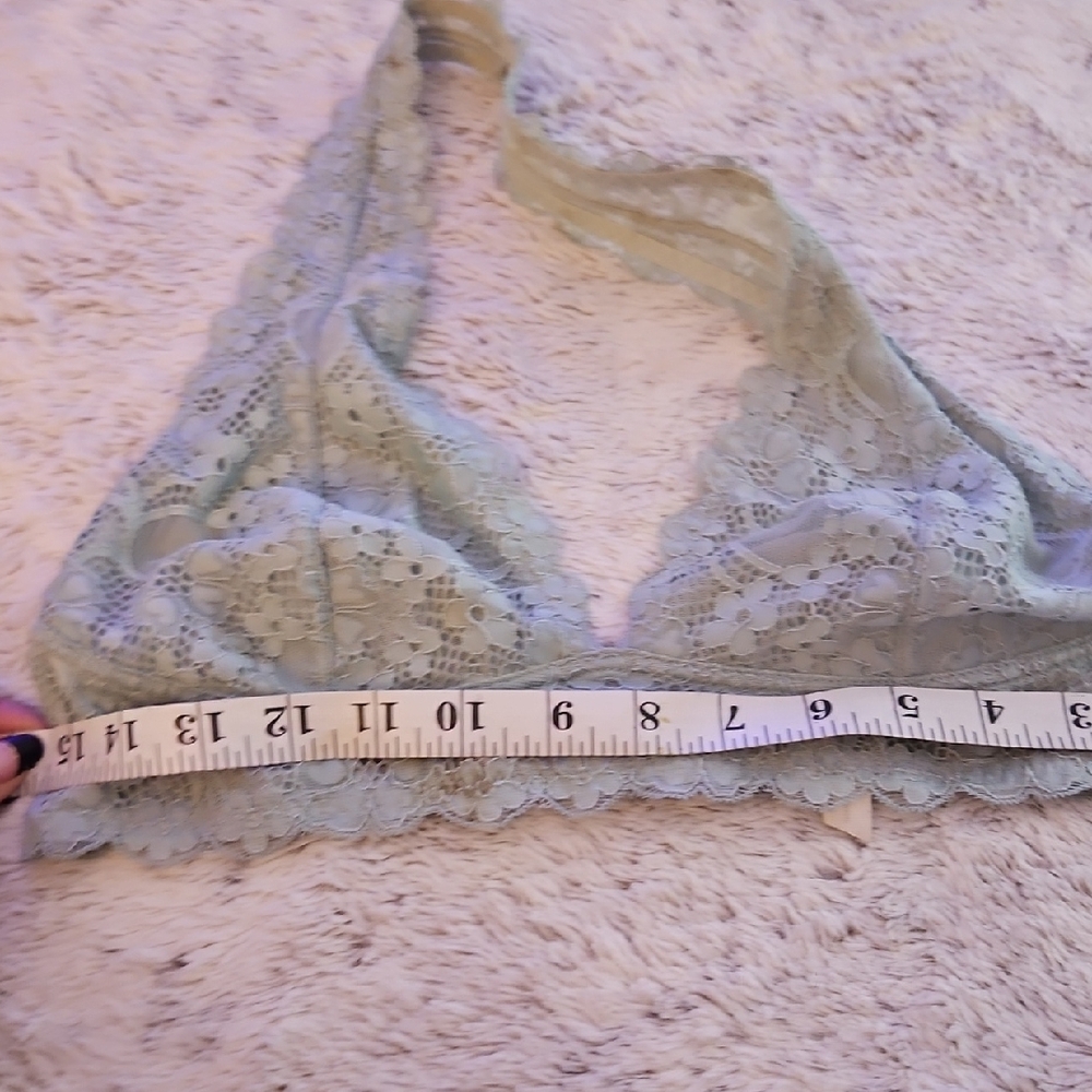 Lace Bralette in Light Green